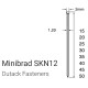 Minibrad 1,2mm