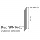 Brad SKN16-20°