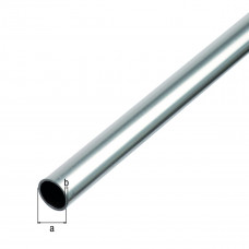 ALUMINIUM BUIS ROND BLANK 1M 25X1,5MM