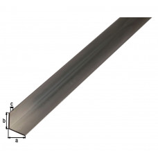 ALUMINIUM HOEK BLANK 20X20X1,5MM 1MTR