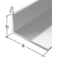 ALUMINIUM HOEK BLANK 30X15X2MM 1MTR