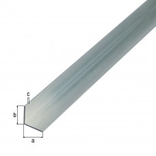 ALUMINIUM HOEK BLANK 35X35X1,5MM 2MTR