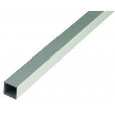 ALUMINIUM BUIS ZILVER VIERKANT 1M 25X25X1,5MM