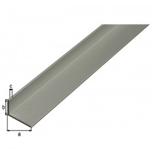 ALUMINIUM HOEK ZILVER 60X25X2MM 1MTR