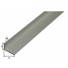 ALUMINIUM HOEK ZILVER 30X15X2MM 2MTR