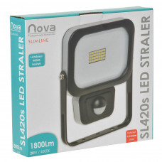 NOVA LED STRALER SL420S SLIMLINE +SENSOR 20W 4000K 1800 LUMEN