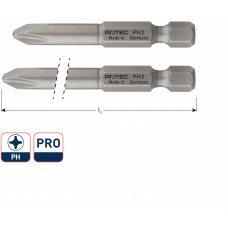 ROTEC 2X PRO SCHROEFBIT PH3 50MM