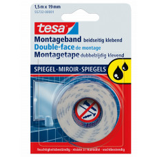 TESA SPIEGEL MONTAGETAPE 19MMX1,5MTR TRANSPARANT