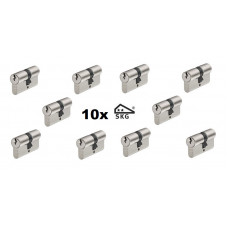 ABUS SET A 10 GLS CILINDER E60NP PKVW** 30/30MM