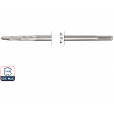 ROTEC SDS-MAX PUNTBEITEL V-BREAKER 400MM