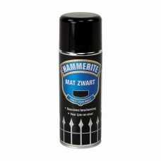 HAMMERITE METAALLAK MAT ZWART 400ML