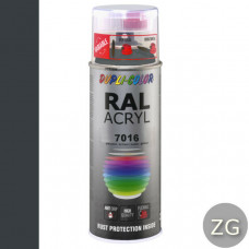 DUPLICOLOR ACRYL RAL 7016 ANTRACIET GRIJS ZIJDEGLANS 400ML