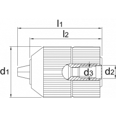 SNELSPAN BOORKOP KLOPVAST 0,5-10/UNF3/8" (811801020)