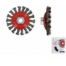 ROTEC M14 KEGELBORSTEL 100X0,5MM GEDRAAID