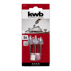 KWB 5-DLG SLIJPSTEEN- SET MINIATUUR