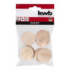 KWB 8X HOUTEN PLUGGEN 40MM