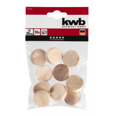 KWB 10X HOUTEN PLUGGEN 30MM