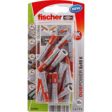 FISCHER DUOPOWER PLUG 8X40 (18 STUKS)