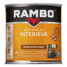 RAMBO INTERIEURLAK ZIJDEGLANS 804 WARM EIKEN 250ML