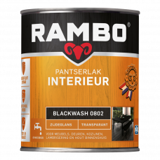 RAMBO INTERIEURLAK ZIJDEGLANS 802 BLACKWASH 750ML