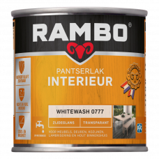 RAMBO INTERIEURLAK ZIJDEGLANS 777 WHITEWASH 250ML