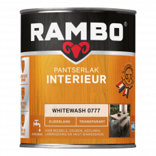 RAMBO INTERIEURLAK ZIJDEGLANS 777 WHITEWASH 750ML