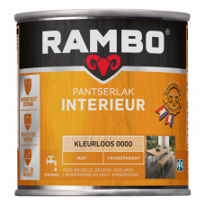 RAMBO INTERIEURLAK MAT KLEURLOOS 250ML