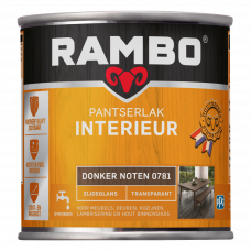 RAMBO INTERIEURLAK ZIJDEGLANS 781 DONKER NOTEN 250 ML