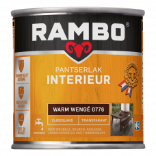 RAMBO INTERIEURLAK ZIJDEGLANS 776 WARM WENGE 250ML