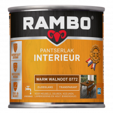 RAMBO INTERIEURLAK ZIJDEGLANS 772 WARM WALNOOT 250ML