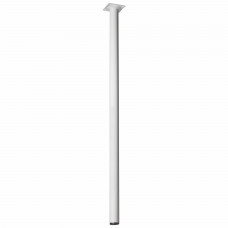 MEUBELPOOT 75CM WIT ROND 30MM