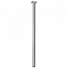 MEUBELPOOT 75CM ALU ROND 30MM