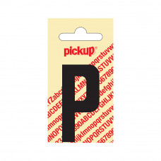 PICKUP PLAKLETTER NOBEL 60MM KAPITAAL ZWART P