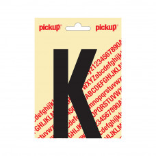 PICKUP PLAKLETTER NOBEL 120MM KAPITAAL ZWART K