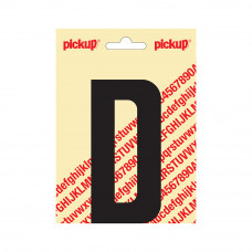 PICKUP PLAKLETTER NOBEL 120MM KAPITAAL ZWART D