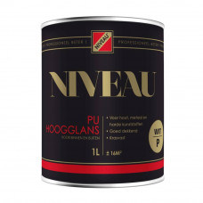 NIVEAU LAK PU HOOGGLANS TERPENTINE (WIT/P) 1LTR