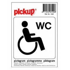 PICTOGRAM 10X10CM ROLSTOEL TOILET