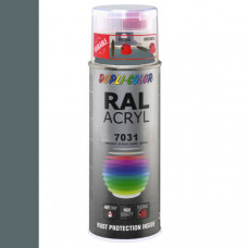 DUPLICOLOR ACRYL RAL 7031 BLAUWGRIJS HOOGGLANS 400ML