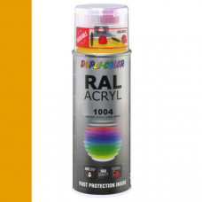 DUPLICOLOR ACRYL RAL 1004 GOUDGEEL HOOGGLANS 400ML