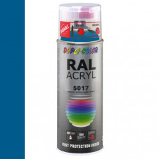 DUPLICOLOR ACRYL RAL 5017 VERKEERS BLAUW HOOGGLANS 400ML