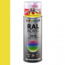 DUPLICOLOR ACRYL RAL 1018 ZINK GEEL HOOGGLANS 400ML