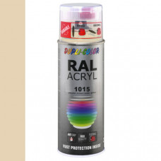 DUPLICOLOR ACRYL RAL 1015 IVOOR WIT HOOGGLANS 400ML