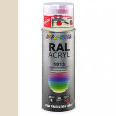 DUPLICOLOR ACRYL RAL 1013 PARELWIT HOOGGLANS 400ML