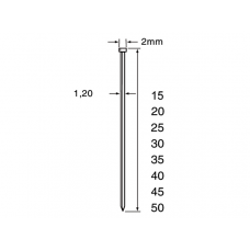 DUTACK MINIBRAD 1,2X15MM CNK (DOOS= 5000 STUKS)