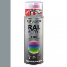 DUPLICOLOR ACRYL RAL 7001 ZILVERGRIJS HOOGGLANS 400ML