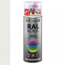 DUPLICOLOR ACRYL RAL 9003 SIGNAAL WIT HOOGGLANS 400ML