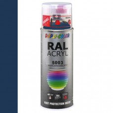 DUPLICOLOR ACRYL RAL 5003 SAFFIERBLAUW HOOGGLANS 400ML