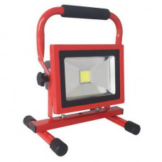 NOVA LED WERKLAMP (OP VOET) OPLAADBAAR 20W 1400 LUMEN ROOD