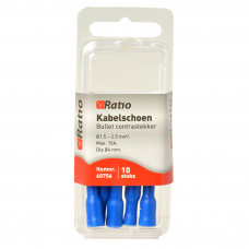 10X BLAUW KABELSCHOEN CONTRA RONDSTEKKER 1,5-2,5MM²