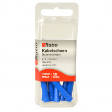 10X BLAUW KABELSCHOEN VERBINDER 1,5-2,5MM²